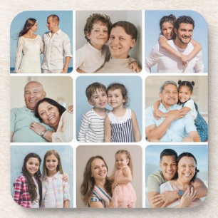 Porta-copo Crie os seus cantos redondos 9 Colagem de fotos