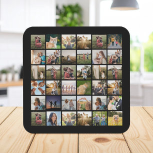 Porta-copo Crie sua própria colagem de fotos personalizada