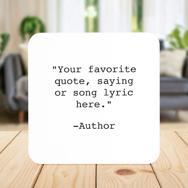 Porta-copo Crie sua própria cotação (Criador carregado)