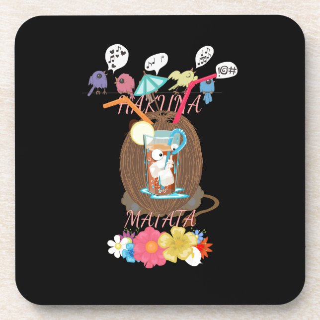 Porta-copo Crie suas ideias divertidas de festas de verão (Frente)