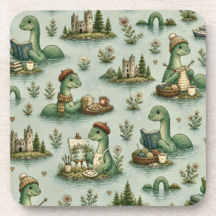 Porta-copo Criptídeos Aconchegantes Nessie Monstro do Lago Ne