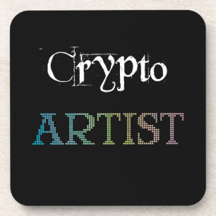 Porta-copo Cripto Artista Escuro