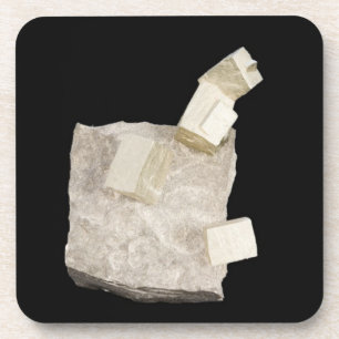 Porta-copo Cristais da pirite no xisto