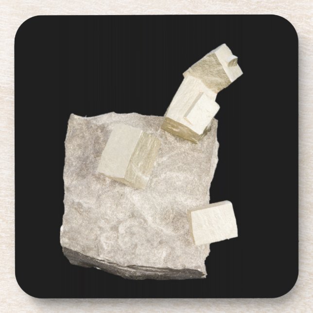 Porta-copo Cristais da pirite no xisto (Frente)