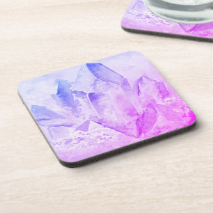 Porta-copo Cristal Amethyst de Chakra do divertimento alegre