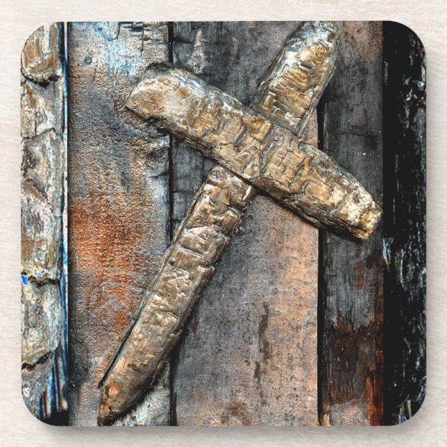 Porta-copo Cruz de Força (Frente)