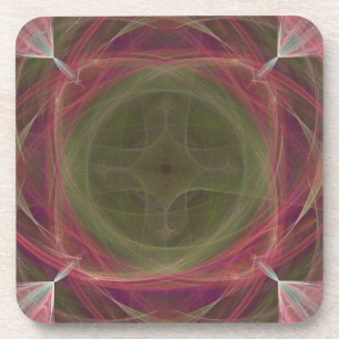 Porta-copo Cruz Geométrica