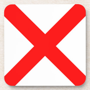 Porta-copo Cruz vermelha do VENCEDOR