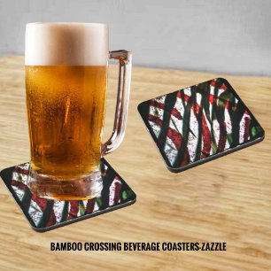 Porta-copo Cruzamento de Bambu