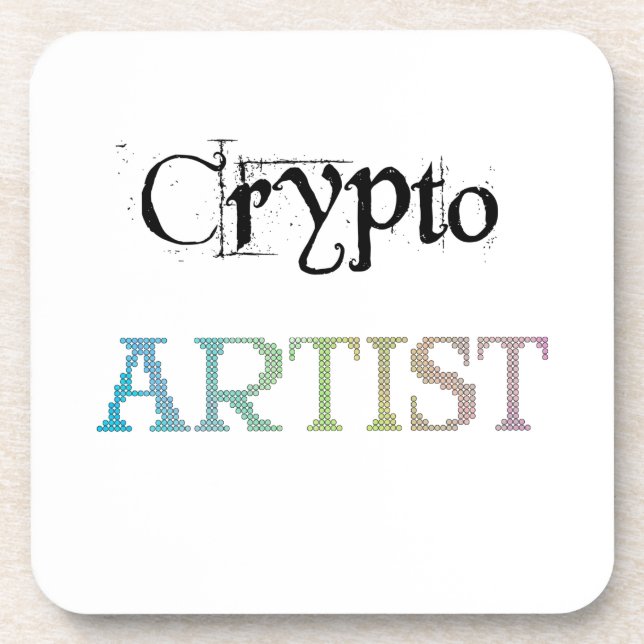 Porta-copo Crypto Artist Light (Frente)