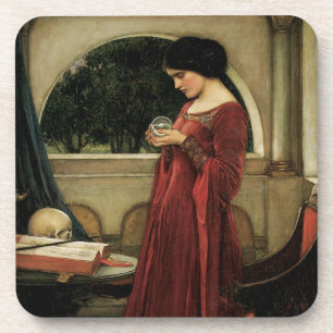 Porta-copo Crystal Ball por John William Waterhouse