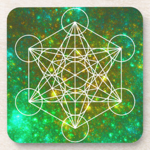 Porta-copo Cubo de Metatron, Geometria Sagrada, Símbolo Espir