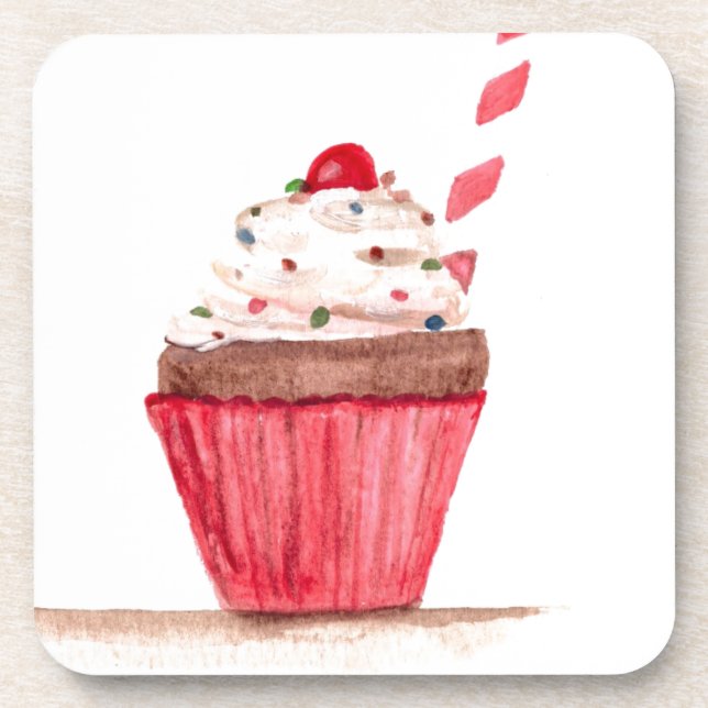 Porta-copo Cupcake comida (Frente)