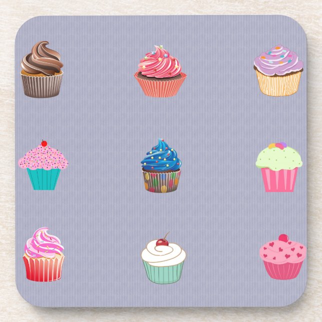 Porta-copo Cupcakes (Frente)