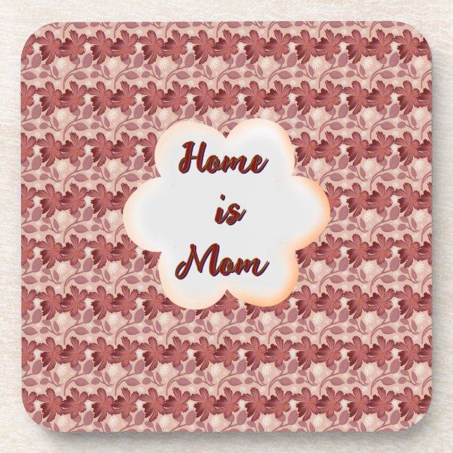 Porta-copo Custom and personalized mother's day floral gift  (Frente)