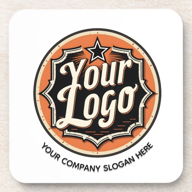 Porta-copo Custom Logo and Text Business (Frente)