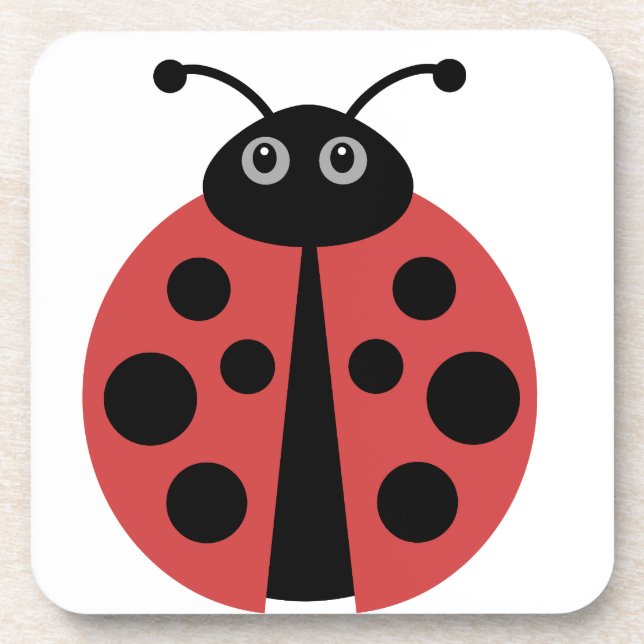 Porta-copo Cute Ladybug (Frente)
