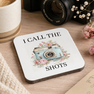 Porta-copo Cute Retro Camera Coaster para Amantes de Fotograf
