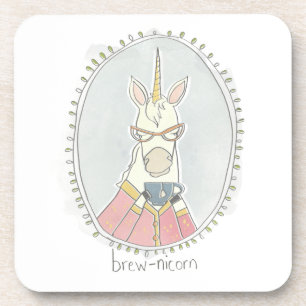 Porta-copo Cutie cafeinado Brew Unicorn