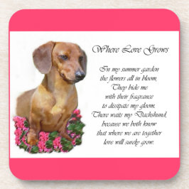 Porta-copo Dachshund Art Gifts