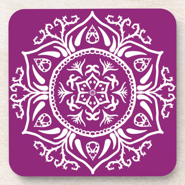 Porta-copo Dahlia Mandala (Frente)