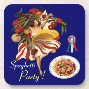 PORTA-COPO DANÇA DO PARTIDO ESPAGUETE, COZINHA ITALIANA E TO