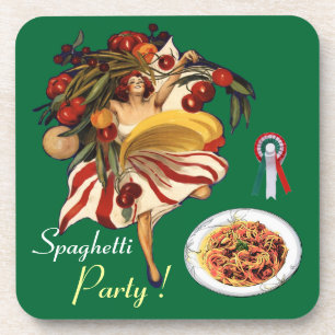 PORTA-COPO DANÇA DO PARTIDO ESPAGUETE, COZINHA ITALIANA E TOM