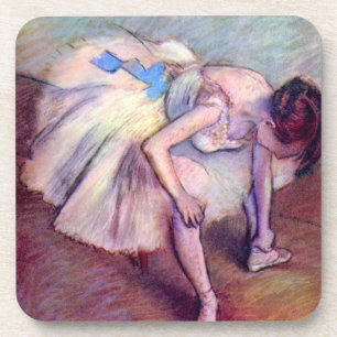 Porta-copo Dançarina Sentada de Edgar Degas, Arte de Balé Vin