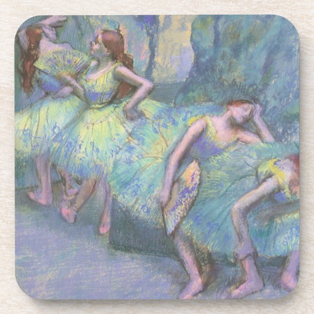 Porta-copo Dançarinos balés nas Asas por Edgar Degas (Frente)