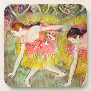 Porta-copo Dançarinos descendo por Edgar Degas, Balé Art