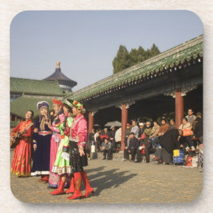 Porta-copo Dançarinos populares de amadores de costume entre