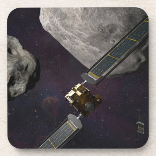 Porta-copo Dart Spacecraft E Liciacube Antes Do Impacto