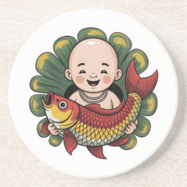 Porta Copo de Arenito | Garoto Bonito com Lucky Ko