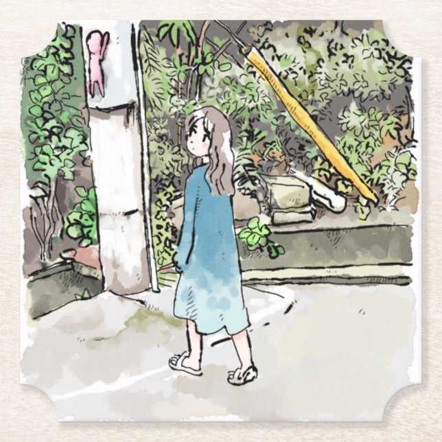 PORTA-COPO DE PAPEL されくさじ (Frente)