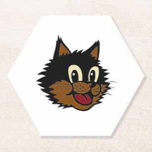 PORTA-COPO DE PAPEL 12 GOLAS NEGRAS E GATOS MARAVILHOSOS