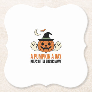Porta-copo De Papel Abóbora de Halloween Fantasma Divertido Citação Vi