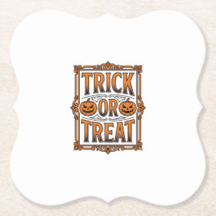 Porta-copo De Papel Abóbora de Truque de Halloween Caveiras Antigo Eng