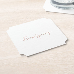 Porta-copo De Papel Ação de Graças de Filme de Amizade