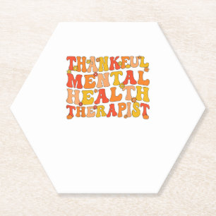 Porta-copo De Papel Ação de Graças de Terapia Mental Graças