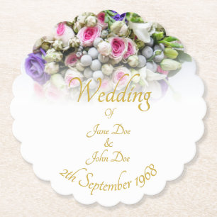 Porta-copo De Papel Acessórios de Casamento - Noiva com casamento colo