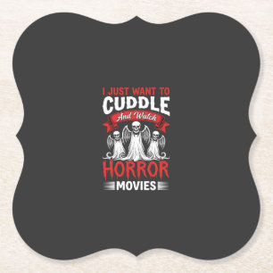 Porta-copo De Papel Aconchegar e Assistir Filmes de Terror Esqueleto H