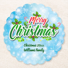 Porta-copo De Papel Adicionar Nome Correspondente à Costa de Papel Azu