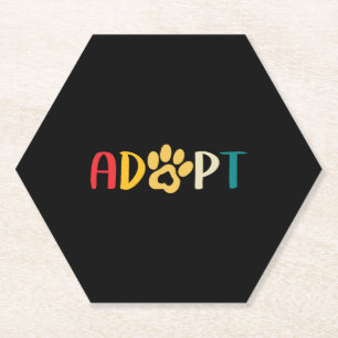 Porta-copo De Papel Adotar Um Cachorro Ou Um Gato - Salvar Um Animal C