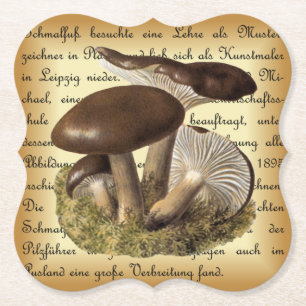 Porta-copo De Papel Albin Schmalfuß ~ Märzschnecparte- 1 ~ Cogumelos ~