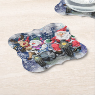 Porta-copo De Papel Alegria - Feliz Natal - Amigos Felizes - Pintura