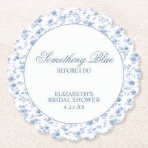 Algo Azul Antes de Eu Fazer um Chá de Bebê Elegant