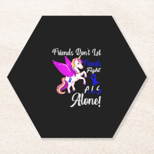 Porta-copo De Papel ALS Awarny Engraçado Unicorn Amigo Support Cotação