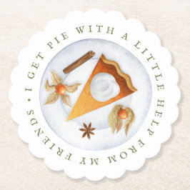 Porta-copo De Papel Amizade, Recebo Ajuda Dos Meus Amigos.