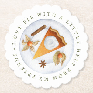 Porta-copo De Papel Amizade, Recebo Ajuda Dos Meus Amigos.