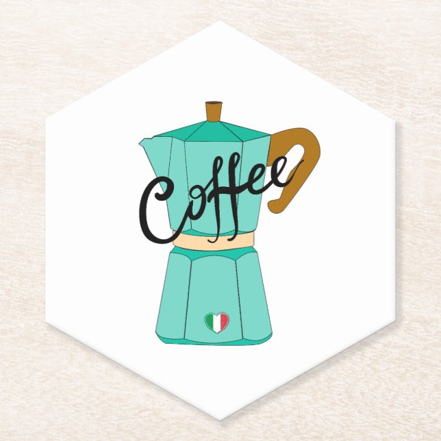 Porta-copo De Papel An Italian coffee moka (Frente)